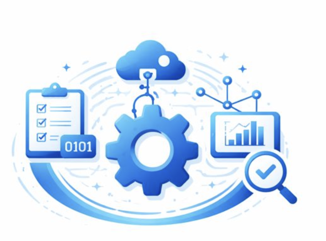 Icône digitalisation des processus